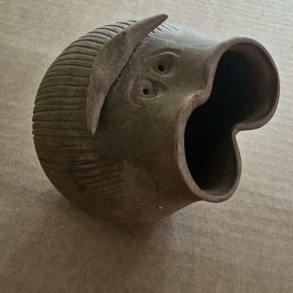 Vintage Signed, Robert Maxwell Fig 6 Critter Pottery Mid Century California 1960 - Picture 2 of 4